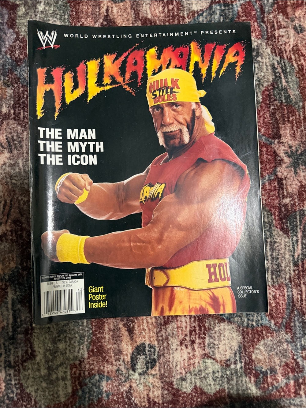WWE Hulkamania — the man the myth the icon a special collectors issue